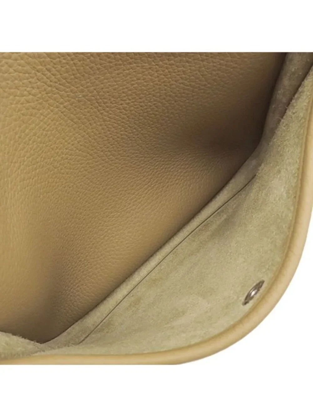 Hermes Shoulder Bag Evelyne 3 23 Taurillon Clemence Dune Silver Brown